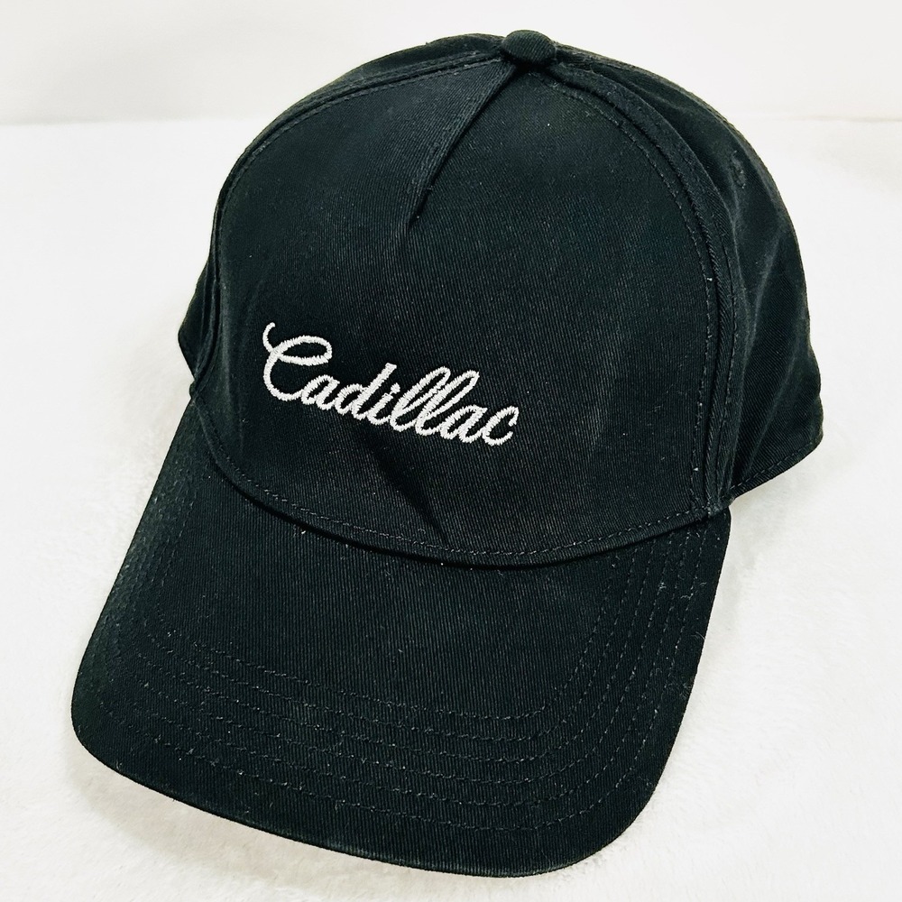 Cadillac Otto Car Script Logo Hat Cap Adjustable Strapback Casual Outdoors